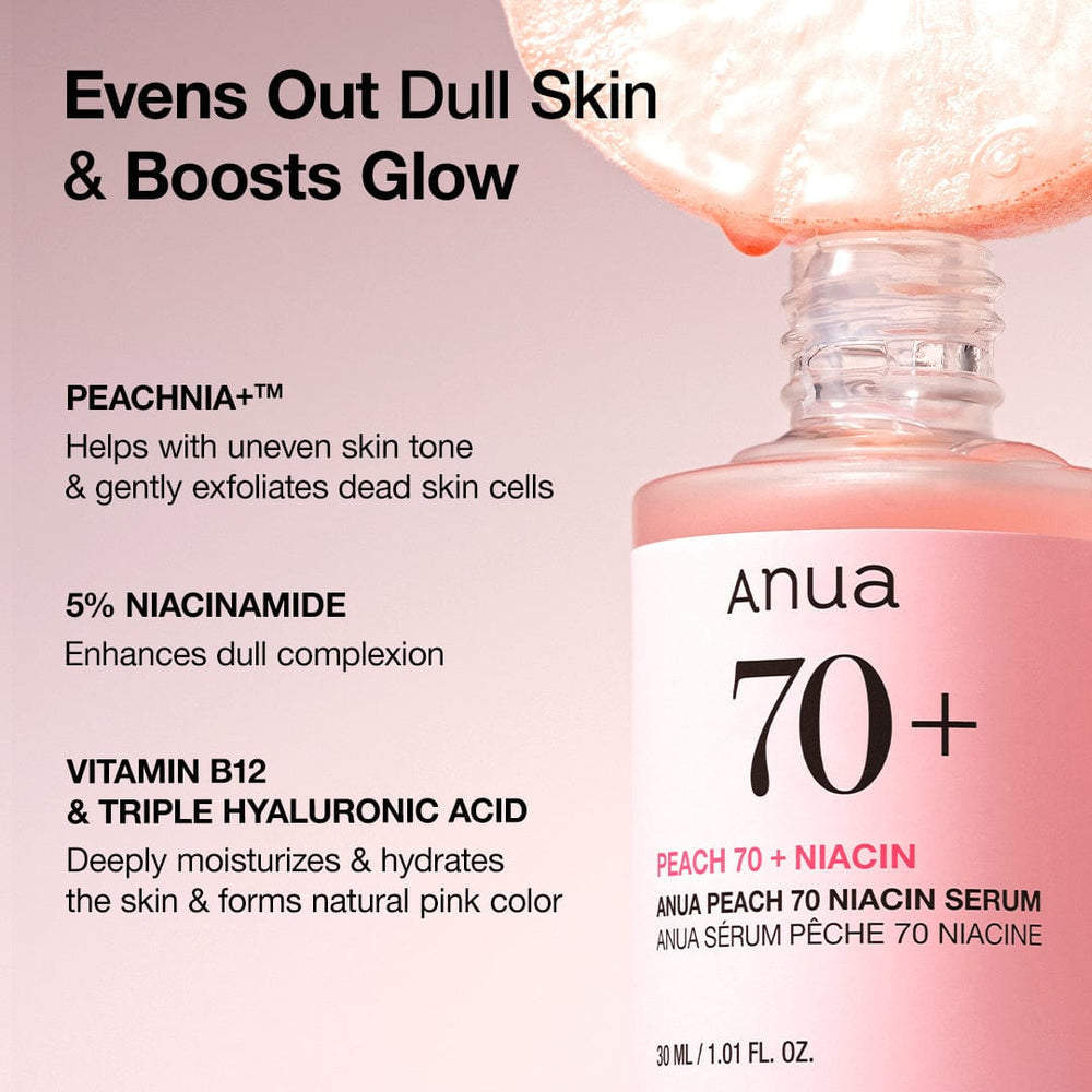 ANUA Peach 70% Niacinamide Serum