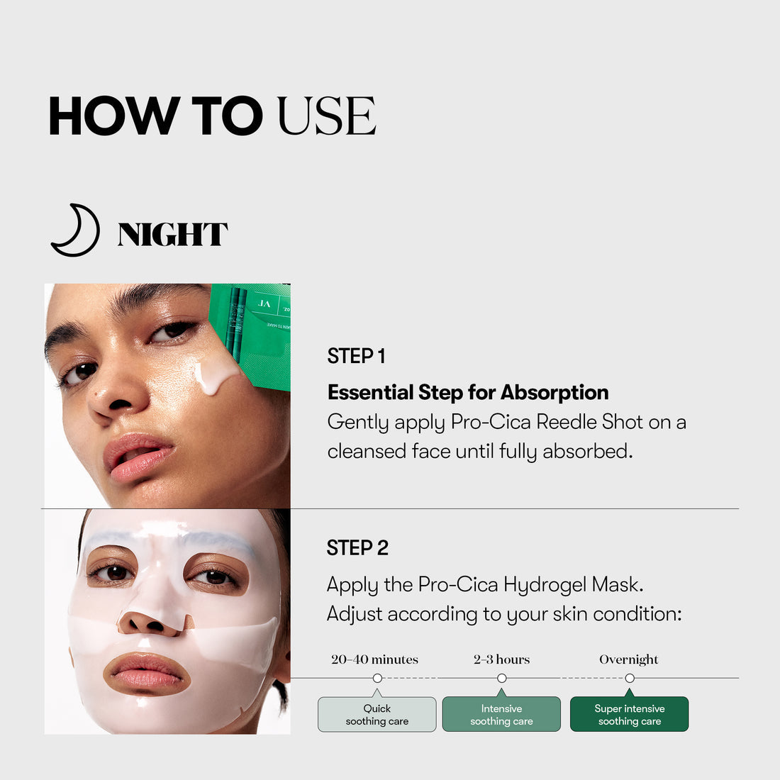 VT COSMETICS Pro Cica Reedle Shot 100 2 Step Hydrogel Mask
